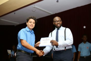 2017/2018 Honour Roll. Excellent Achievement Awards at the BIS secondary.
